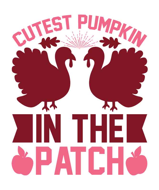 Grafika na koszulkę: Cutest Pumpkin in the Patch – Uroczy Jesienny Motyw