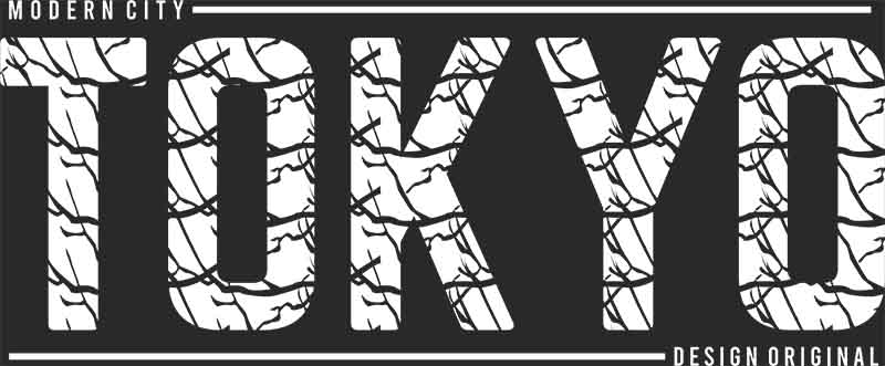 Grafika na koszulkę - Tokyo Modern City, Design Original