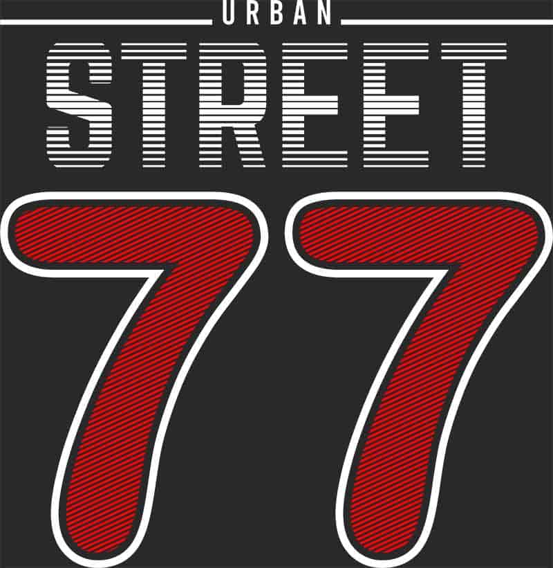 Grafika na koszulkę - Urban Street 77, Styl Miejski