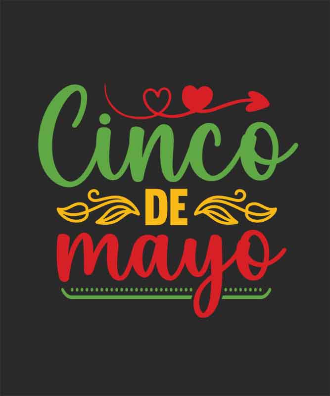 Grafika na koszulkę - Cinco de Mayo, Kolorowa Fiesta